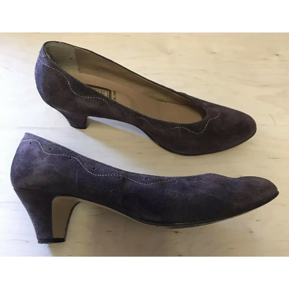 Vintage Beene Bag Pumps 8.5 Brown Suede